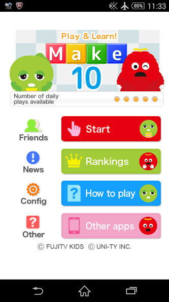 Run android online APK Make 10 [U-Kids] from MyAndroid or emulate Make 10 [U-Kids] using MyAndroid